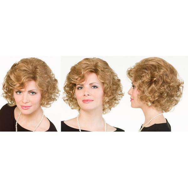 Ladies Fluffy Short Synthetic Wigs High Temperature Wire