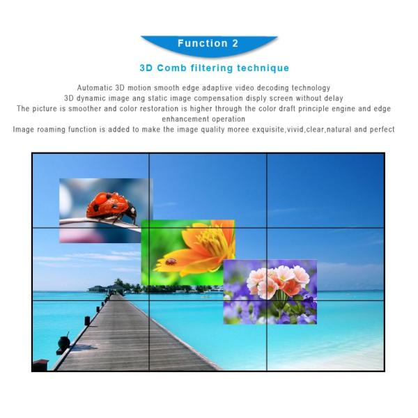 High Performance 46 Inch Digital Wall Display , Multiple Splicing Video Wall Panels