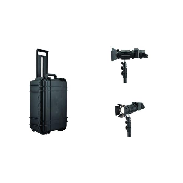 4 Barndoors LED Studio Lighting Kit Ultra Bright Pro Black Photo Lighting Kits