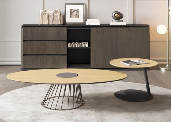 Nordic Round Coffee Table with Modern Simple and Italian Minimalist Design for Occasional Use