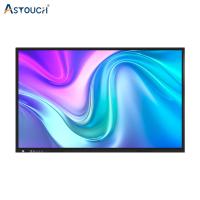 Multimídia 4K painel de toque interativo HDMI telas divididas de 75 polegadas FCC