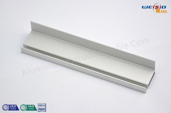 Window Frame Silver Color Aluminium Construction Profiles With Electrophoresis Treatment