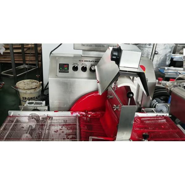 60KG Electric Chocolate Enrober Machine 220V 3.1kw