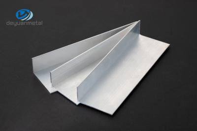 6063 Aluminum Mill Finish Angle Profiles , 25x50mm Aluminium Extrusion Angle