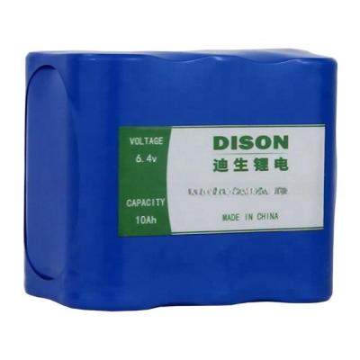 6.4v 10Ah 64Wh LiFePo4 Lithium Ion Phosphate batterie pour le stockage de l'énergie solaire