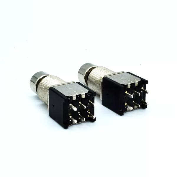 9 Pin 3pdt Stomp Switch 500V For Electric Guitar