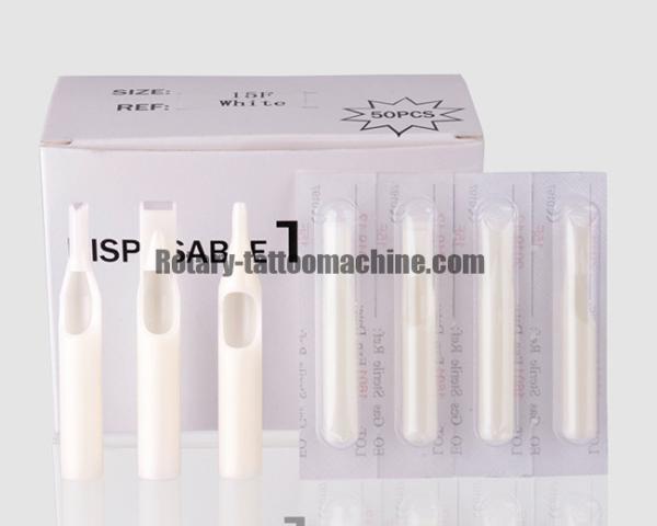 Pre Sterile Disposable Tattoo Tips Medical Grade PE Material White Color RT/FT/DT Type