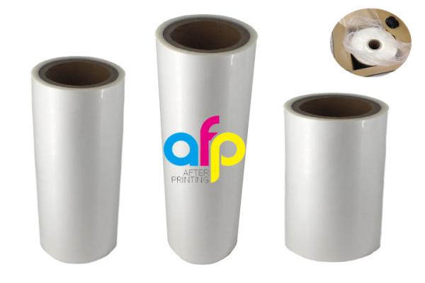 PET / BOPP Gloss Laminating Film With Luster Finish 15micron - 30mic
