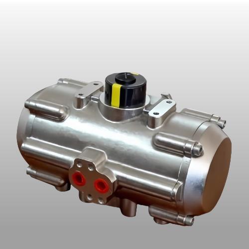 Stainless Steel Rack Pinion Pneumatic Actuator Double Action 0.2-0.8MPa