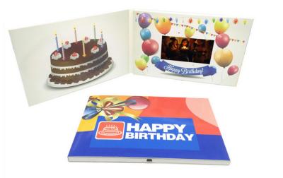 Bespoke TFT Screen LCD Video Brochure for wedding Invitation , Full colors