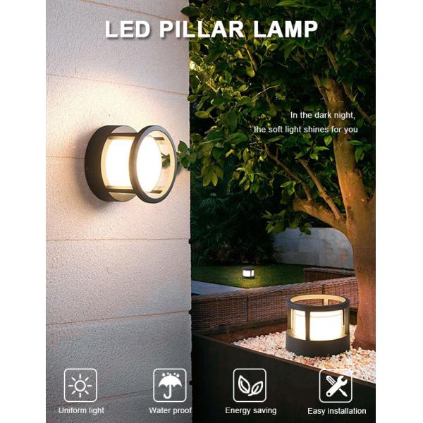 IP65 Waterproof 12W Modern LED Outdoor Wall Light for Light Control in Sleek Design
