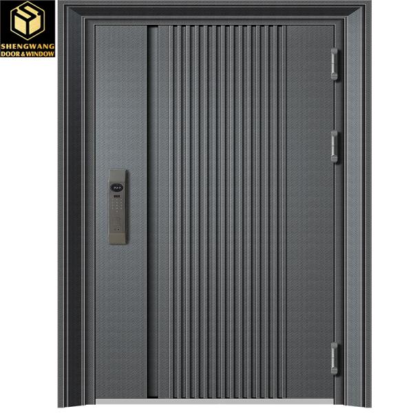 Waterproof Secure Locking Stainless Steel Swing Door Kitchen Left Hand Swing Exterior Door
