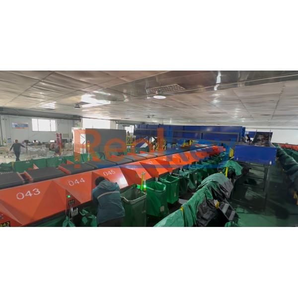 Système de tri des paquets hautement automatisé pour le tri par courroie transversale