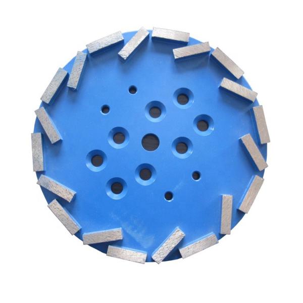 10 Inch 250mm Concrete Diamond Tools Metal Bond Diamond Grinding Wheel Disc With 8 Segments