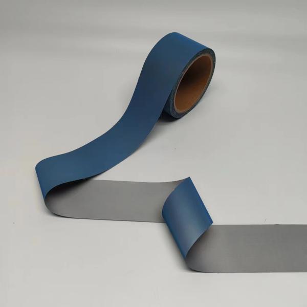 Синяя отражающая ткань с высокой видимостью Шевка для безопасности Одежда сумки Рабочая одежда Шляпы футболка