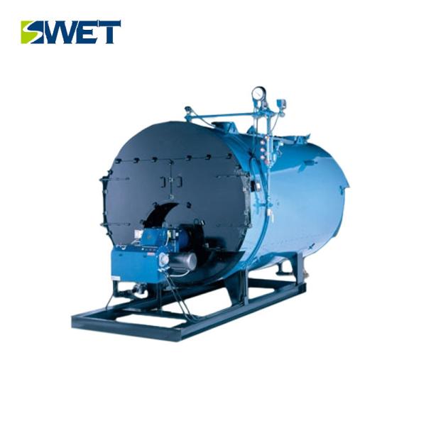 Hi Efficiency 1.6mpa Oil Gas Steam Boiler , Blue Color Horizontal Steam Boiler