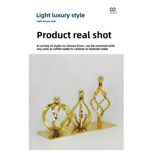 Luxury Hollow Gold Furniture Sofa Legs Manufacturers Direct Sales Conical Metal Cabinet Table and Chair Legs Modern Sofa Legs