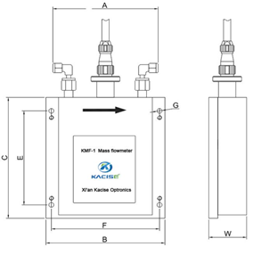 316L Stainless Steel Coriolis Type Mass Flow Meter 24VDC Power Supply
