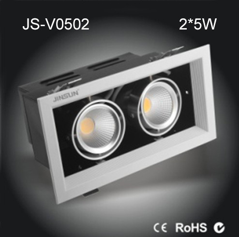 High power led lights Epistar COB LED venture box light ceiling dimmable spotlight www com