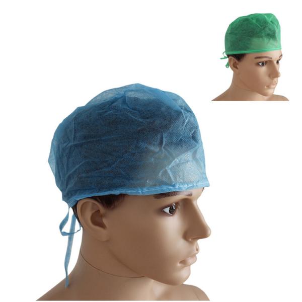 Impregnated Nonwoven Disposable Hair Net Cap For Nurse And Doctor