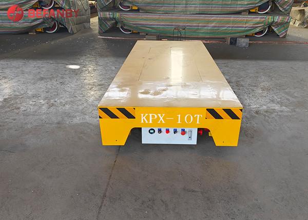 Chariots de transfert à batterie sur rail industriels pour pièces de manutention de 50 tonnes
