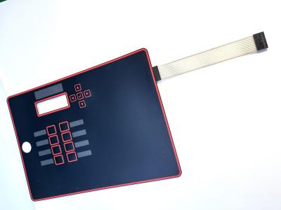 Tactile FFC Flex Cable Waterproof Touch Keyboard With Female Scrip Housing