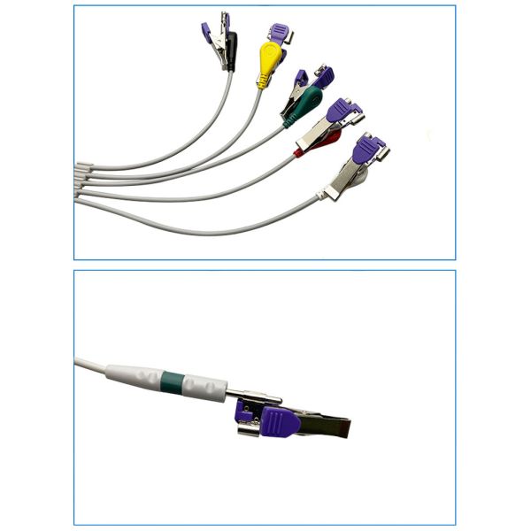 Universal Reusable Veterinary ECG/EKG Electrode Clip 3mm/4mm Sizes Compatible Essential Medical Consumable Animal ECG Monitoring