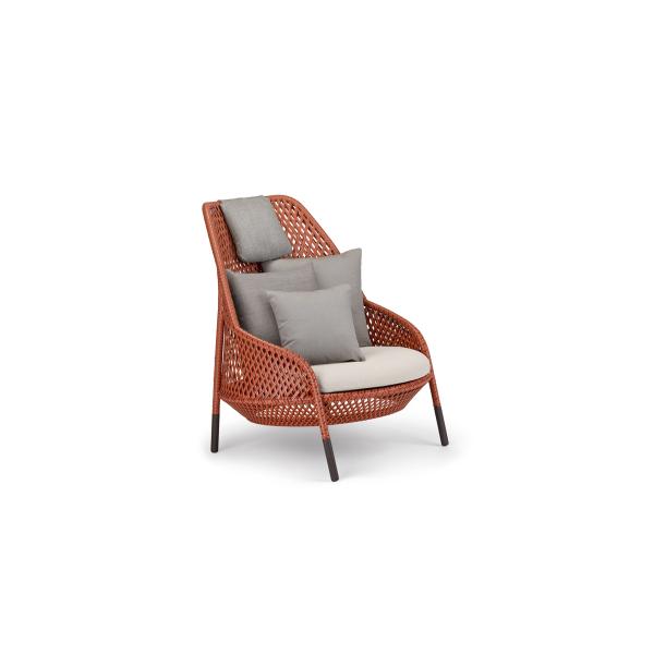 Power Coated Frame Finish Wicker Teak Outdoor Furniture for Durable and Waterproof