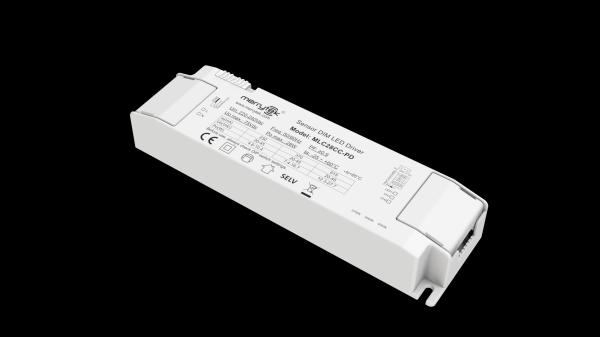 28W マックス センサ DIM LED ドライバー, 230mA-615mA 出力,色温 選択可能,フラッカーフリー