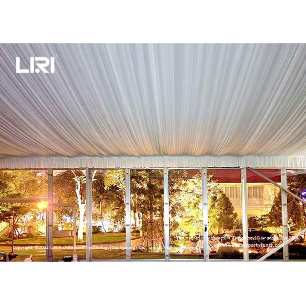 20M Span Width Luxury Wedding Outdoor Party Tents Permanent Construction