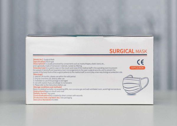 Surgical Disposable Medical Face Mask For Clinic , Isolation ,Clean Room