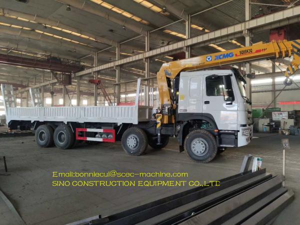 XCMG 8X4 8 Ton Telescopic Truck Cranes SQ8SK3Q With Throttle Control System