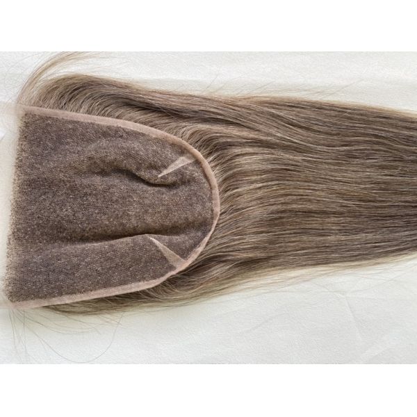 Stock Color Brown Blonde French Lace Closure Transparent Lace Frontal 6X6 Lace Closure Direct Factory Prices