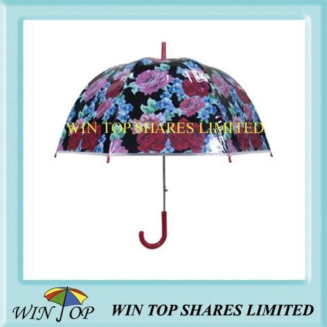 23 Women Flower PVC Umbrella