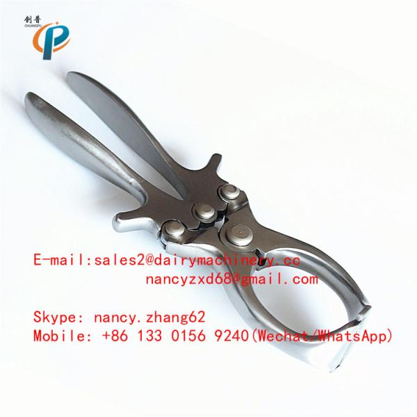 Stainless Steel Bloodless Castrator for Livestock Pig Castrating Forceps Quick and Effective