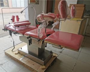 Electric Gynecological Surgical Table With LED Examination Lamp