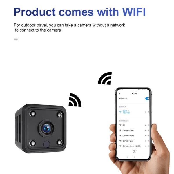 Night Vision CCTV Surveillance Mini Camera 1080p Wireless WiFi