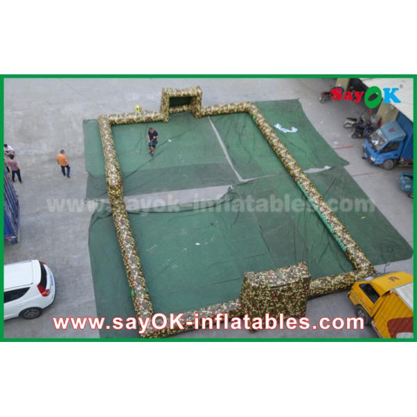 Gigante portátil de los juegos inflables del patio trasero fuera del fútbol inflable de la lona del PVC/pista de tenis de la tabla con el ventilador del CE