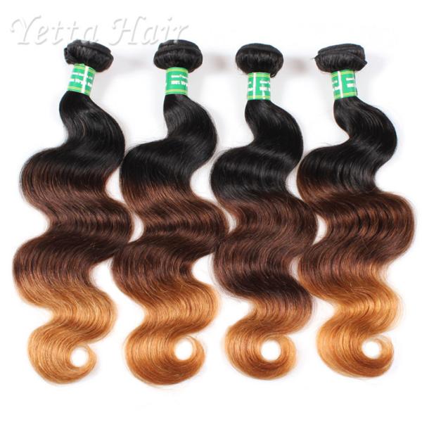 18 Inch Colorful Peruvian 7A Virgin Hair Weave Without Chemical