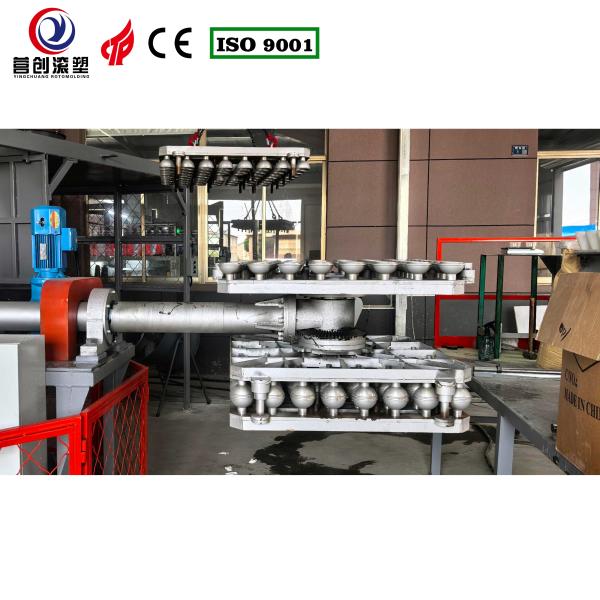 62KW Customizable Bi Axial Rotomoulding Machine For PP / PE / HDPE / LLDPE Pickleball Manufacturing