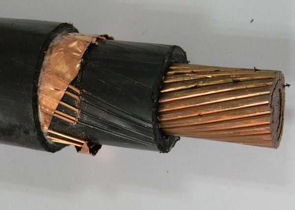 Copper / AL XLPE PE NA2XSY Copper wire+Tape Metallic Screen 630 Sqmm Medium Voltage Power Cables