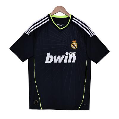 Away Retro Fan Football Shirts Commemorative Replica for Real Madrid 2010-2011 Season