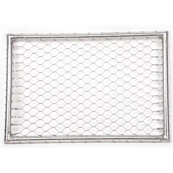 20mm Diameter Frame Stainless Steel Wire Rope Mesh For Library Decorative