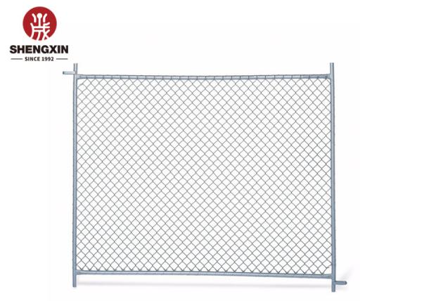 6x12 40mm Portable Chain Link Fence Panels Galvanized