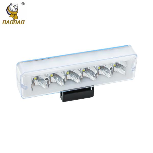 6 LED White Rectangle Design LED Work Light Bar For Auto For Truck