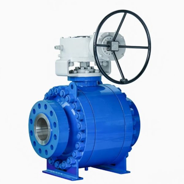 HOT API Standard Carbon Steel WCB 3-Piece Trunnion Mounted Ball Valve Flange Connection High Temperature Gas Use Industrial