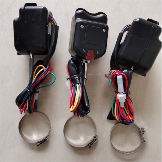 Черный универсальный горячий род Chrome Column Mount Turn Signal Switch с пуговицей опасности и стандартным размером OEM