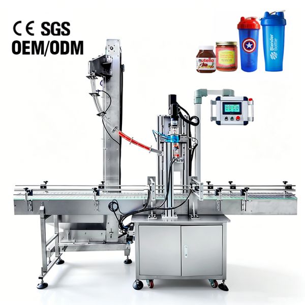High Speed Auto Capping Machine Automatic Capper Feeding Systems 220V SS304