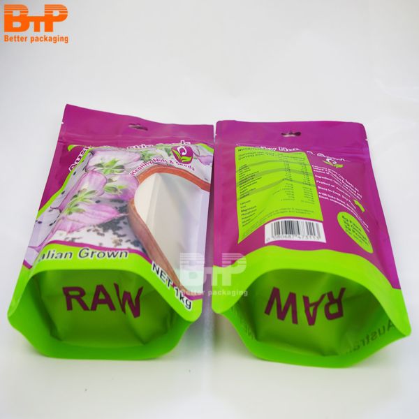 Custom Standing up Pouch for Food Packaging 3.5g 7g 14g 28g  Smell Proof Mylar Plastic Bags Candy Snack Packaging