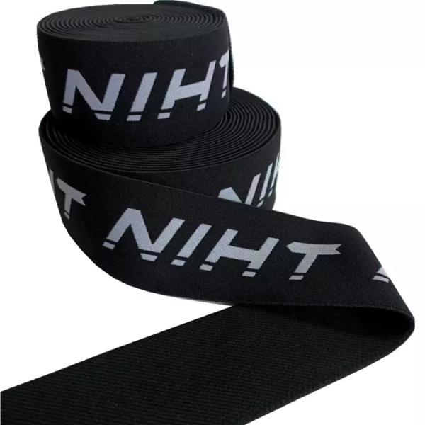 Настройка логотипа Плоская ткань швейная силиконовая резиновая запястье рука эластичная лента для велосипедной одежды